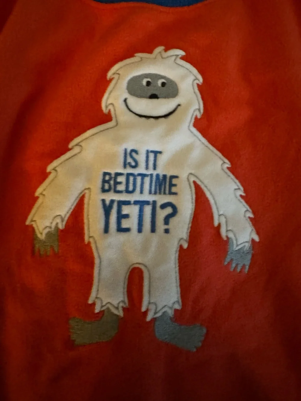 Carter's Red and Blue Yeti Fleece Pajama Set